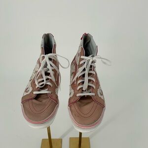 Vans Girl High Top Rainbow Pony Sneakers Size 7